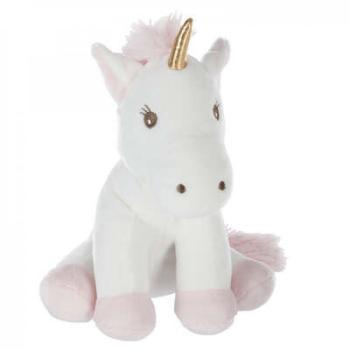 Plüsch Einhorn sitzend 22cm 3fach